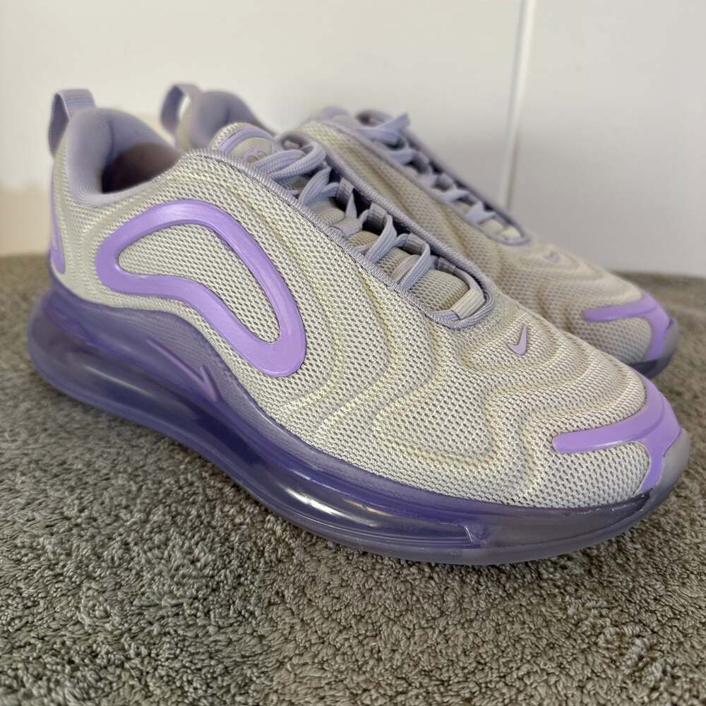 Nike Air Max 720 Pure Platinum Oxygen Purple Women's Sneakers